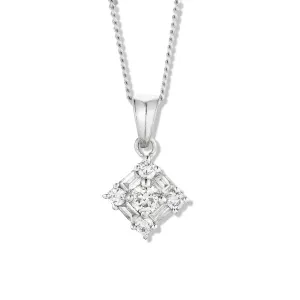 Square Diamond Pendant
