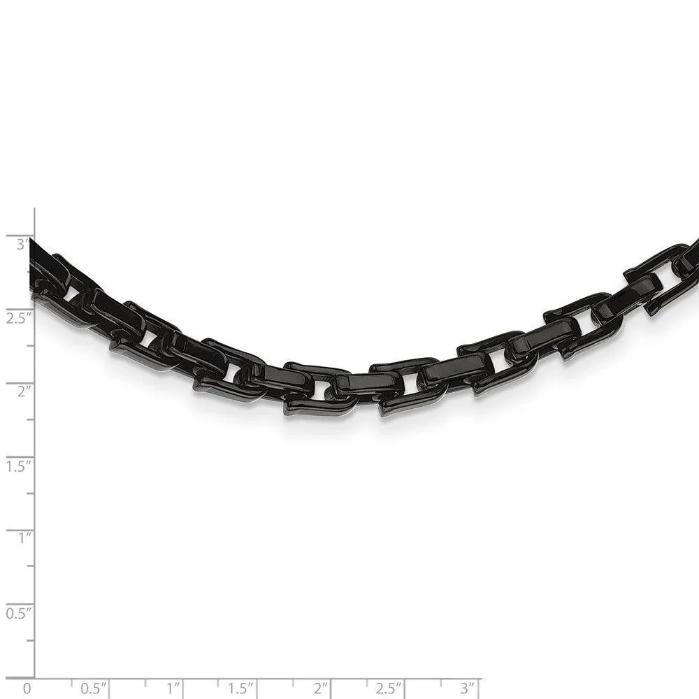 Stainless Steel Black IP-plated Necklace