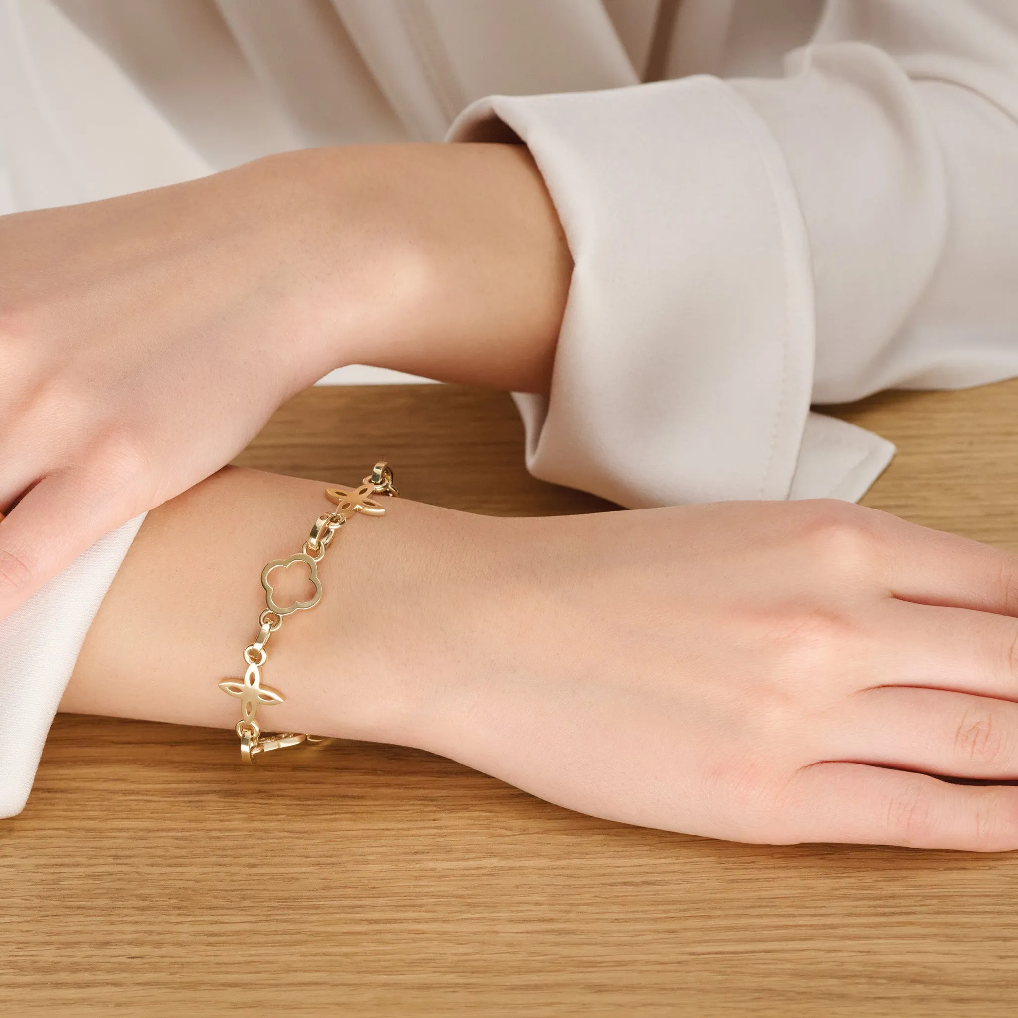 Star Anise Bracelet Silver
