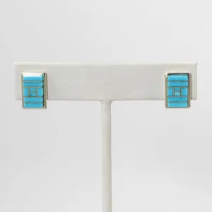 Turquoise Inlay Earrings