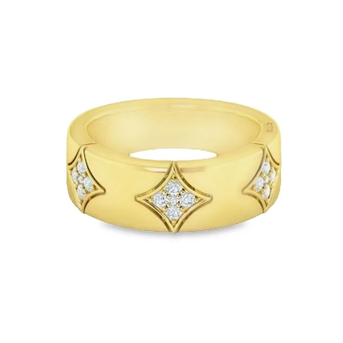 Vlora Estrella Collection Diamond Cluster Ring in 14K Yellow Gold
