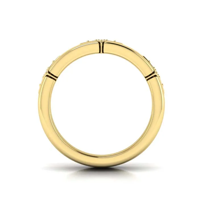 Vlora Estrella Collection Diamond Cluster Ring in 14K Yellow Gold