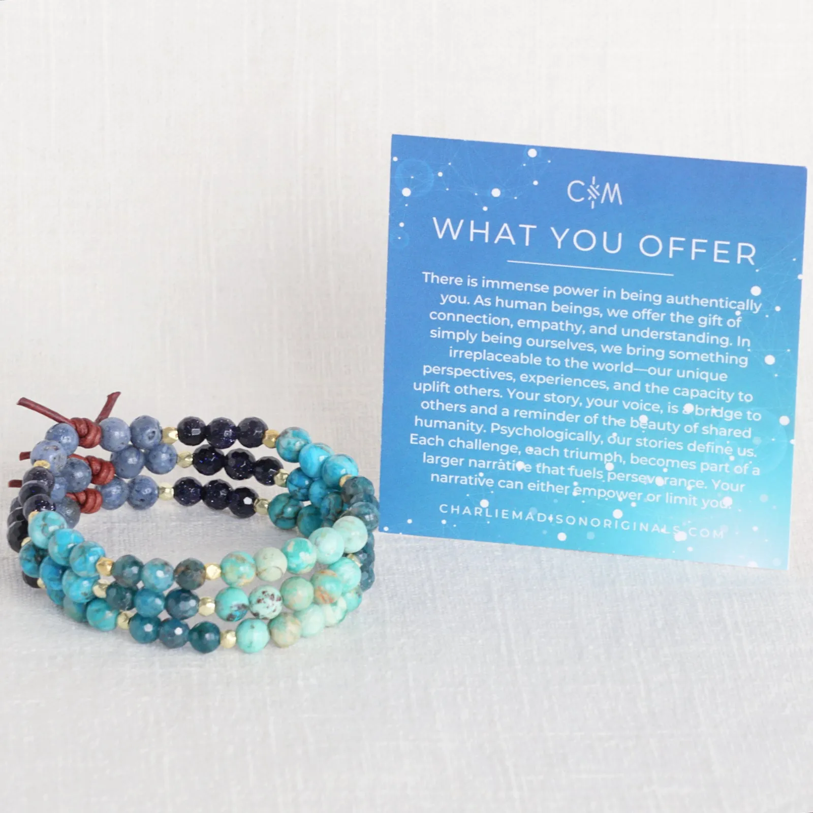 What You Offer Mini Bracelet | A Military Spouse Collaboration