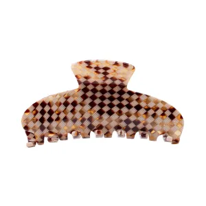 XL 90'S CLIP AMBER BROWN CHECKER