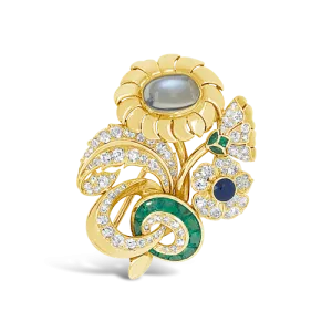 Yard Estate Flower Pin/Pendant