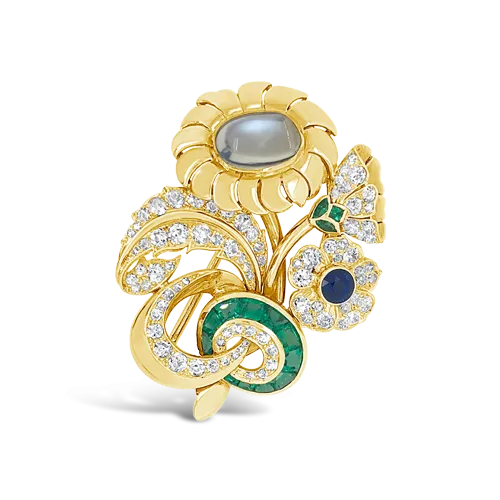 Yard Estate Flower Pin/Pendant